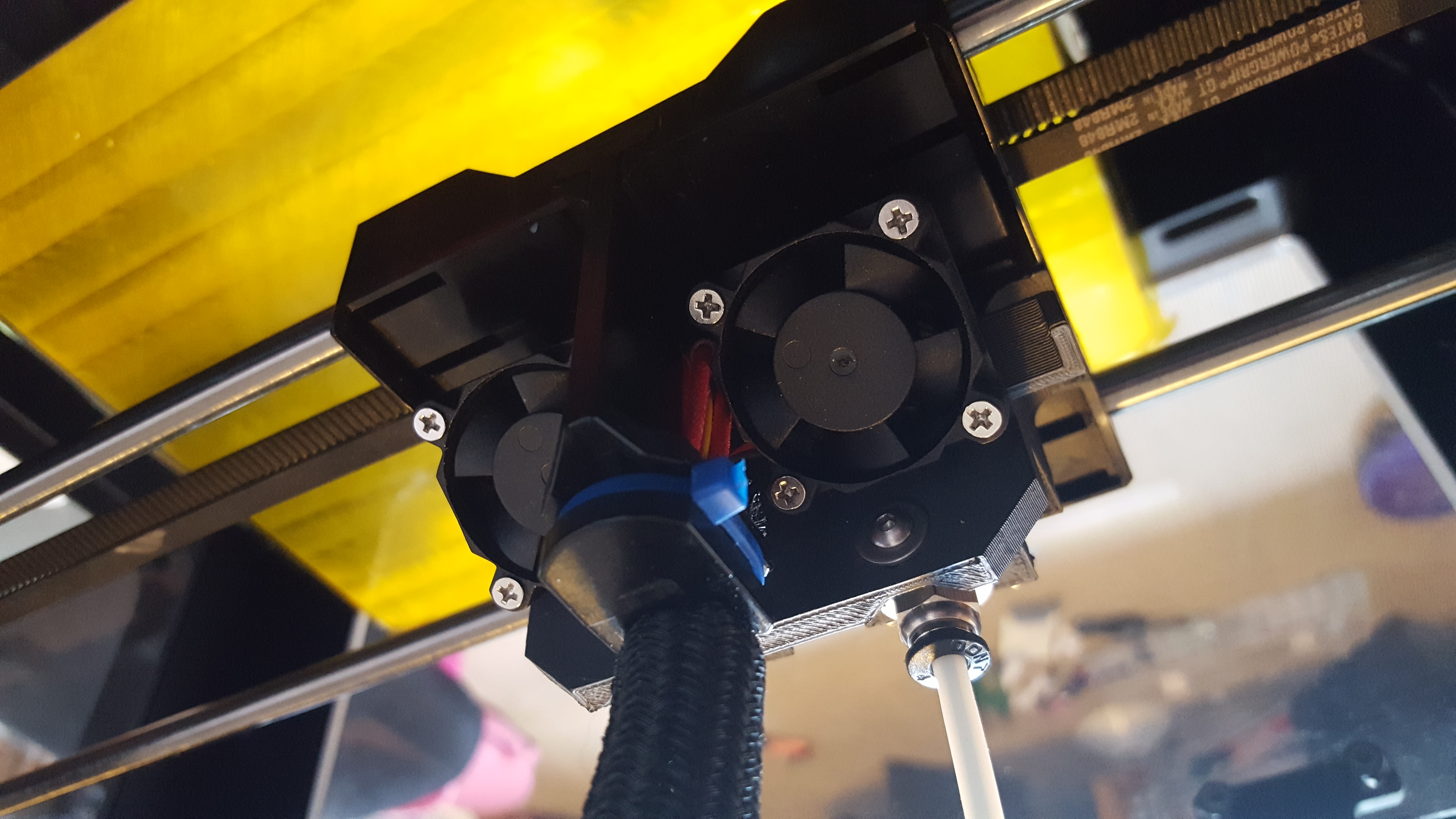 Replicator 2X E3D-v6 upgrade - adjustable