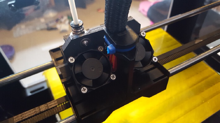 Replicator 2X E3D-v6 upgrade - adjustable | 3d print model