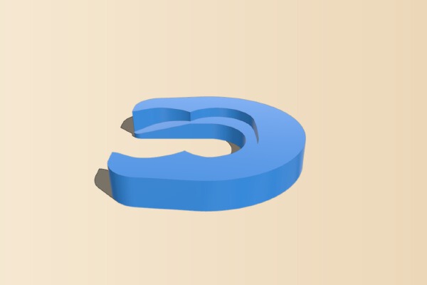 Bowden tube clip | 3d print model