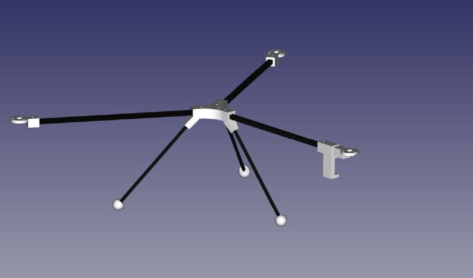 Y tricopter v5 | 3d print model