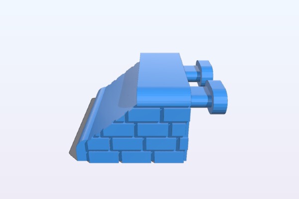 Rail buffer stop, N scale for model railway | 3d print model