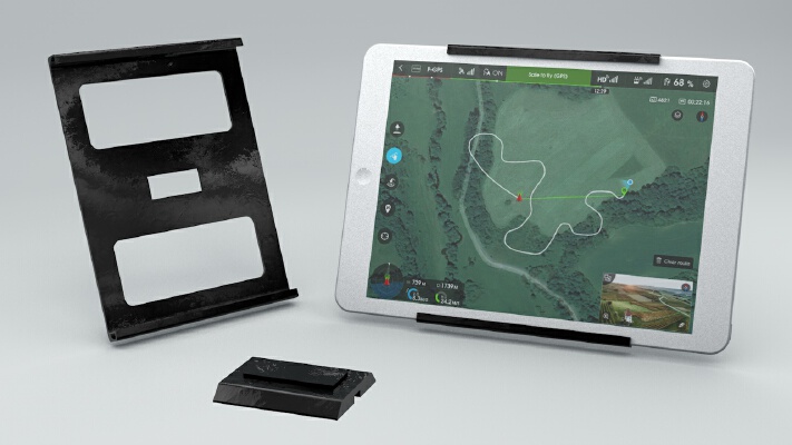 iPad Air Tripod Holder with Arca-Swiss Baseplate | 3d print model