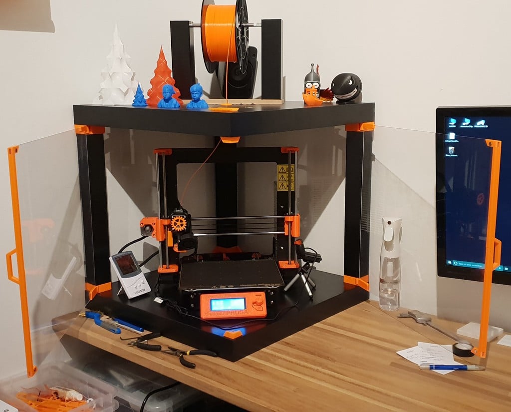 Prusa i3 MK3 Corner ENCLOSURE - Ikea LACK table