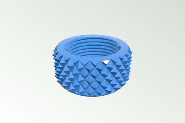 Knurled Thread Protector (Airsoft) | 3d print model