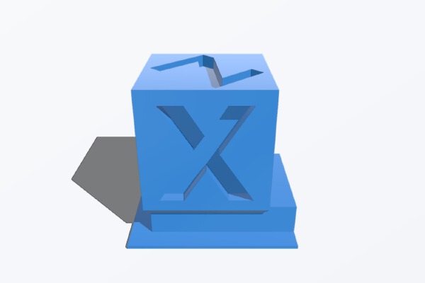 XYZ Calibration Cube (first layer agnostic) | 3d print model