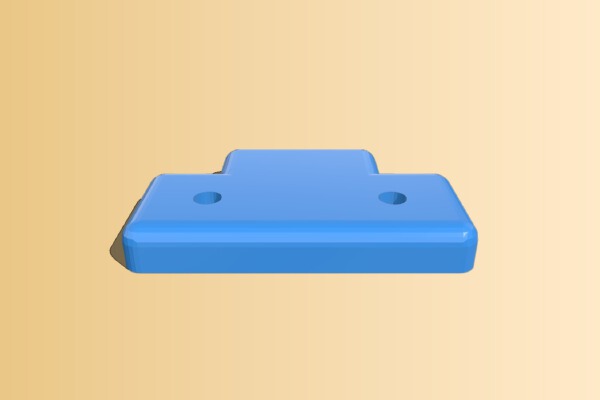 stopper plate Y rods Prusa I3 Steel | 3d print model