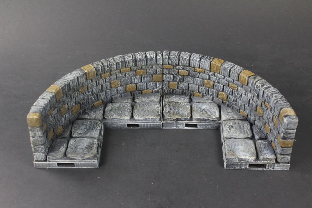 OpenForge 2.0 Dungeon Stone Curved