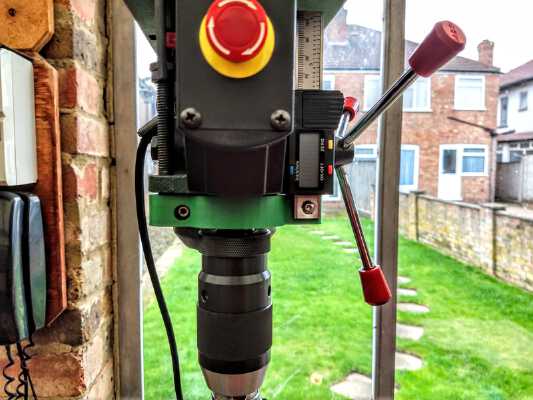 Another Drill Press DRO Using a Powerfix (Lidl) Vernier Caliper | 3d print model