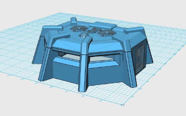 Imperial Bunker - Big - 28mm Wargaming compatible | 3d print model