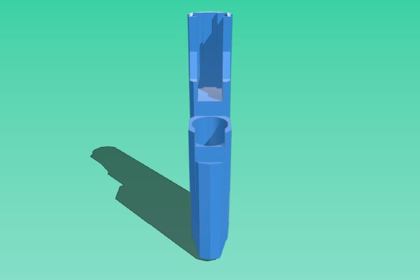 Flare Fire Barrel for nerf hammershot | 3d print model