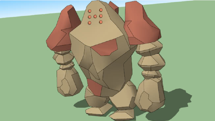Regirock - Cut and ready for printing | 3d print model