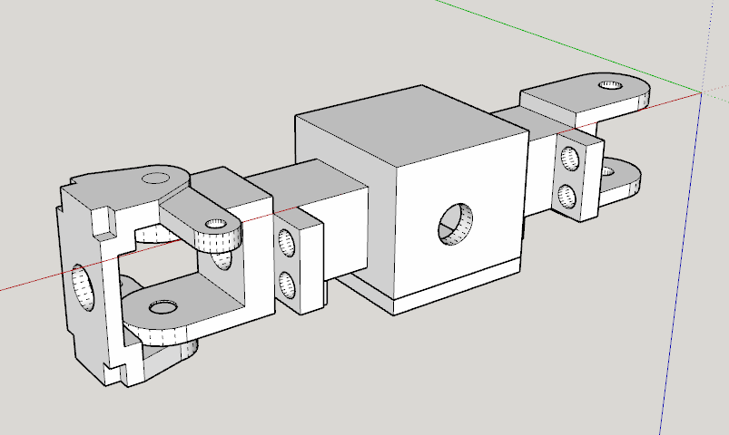 simple FWD_4WD front axle for DIY RC truck