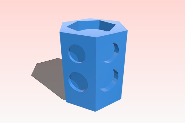 Cool 3D Hexagon | 3d print model