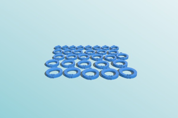 { Ring sizer } set 1 - 30 | 3d print model