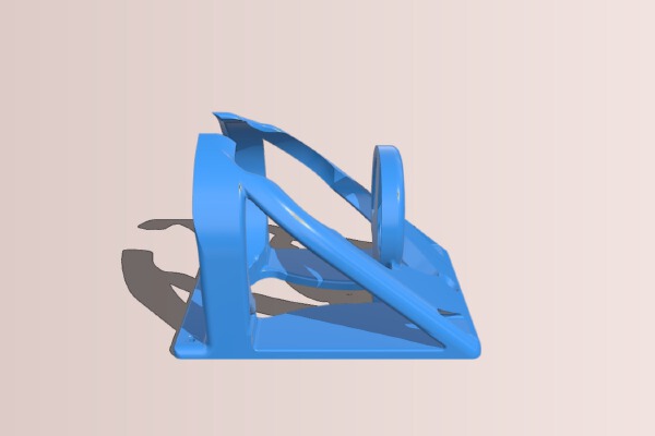 Curvy Cup Holder | 3d print model