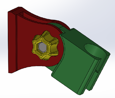 Adjustable shower holder | 3d print model