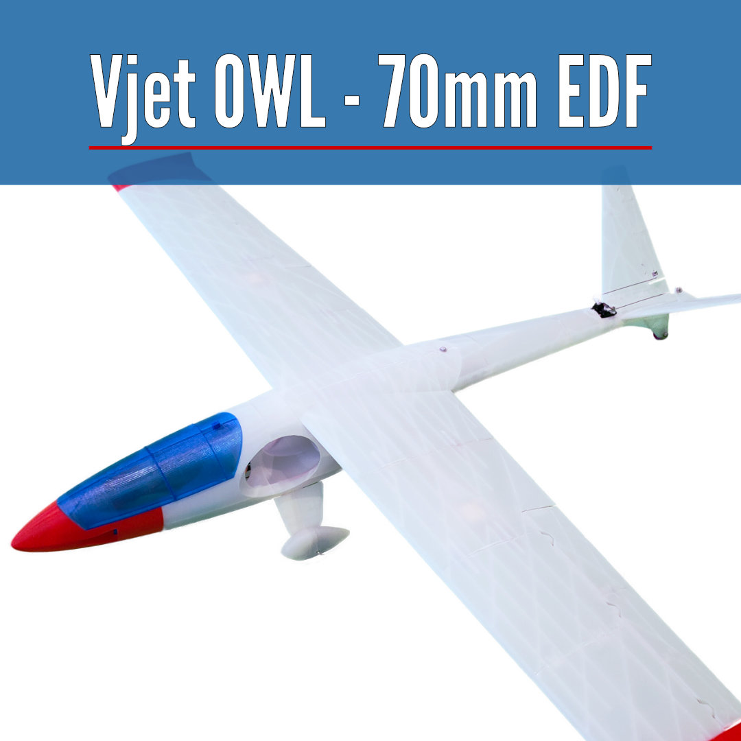 VJet OWL 70mm EDF  from OWLplane - test files