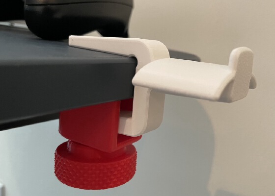 Yet ANOTHER **Compact** Headphone Hanger | 3d print model