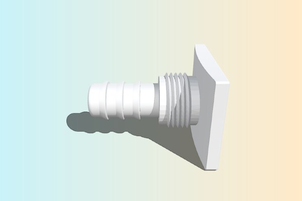 Garden Hose Adapter Spout for 5 Gallon Bucket | 3d print model