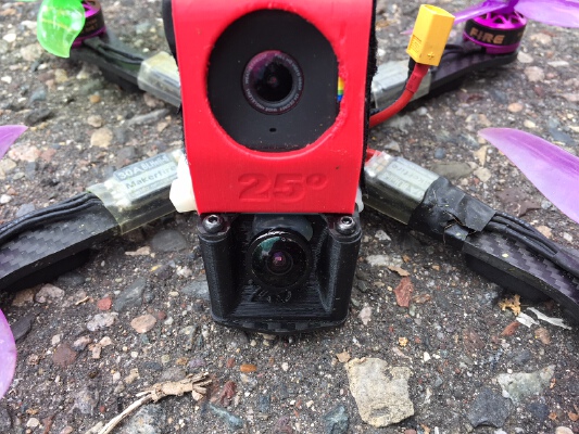 Polaroid Cube HD Camera Quadcopter mount | 3d print model