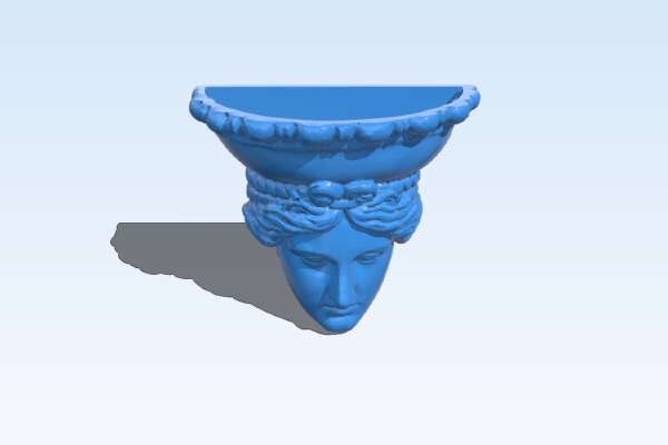 Wall flower pot | 3d print model