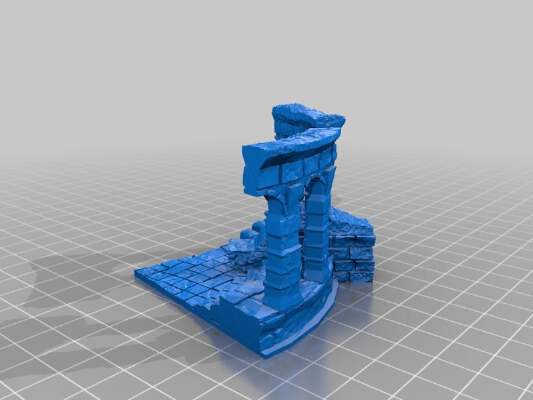 Ancient Stone Ruins (SPLIT) | 3d print model