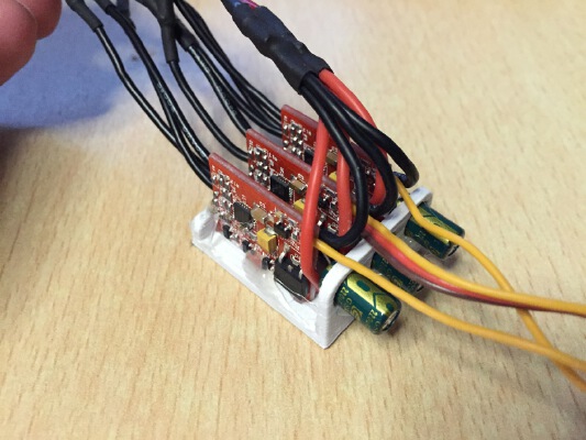 FC & ESC holder for EMaglio's Mini FPV Tricopter | 3d print model