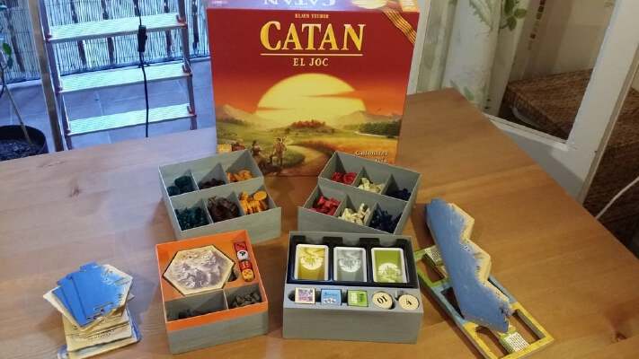 Catan Box (Cities and Knights + 6 players) | 3d print model