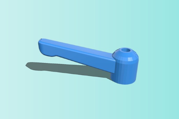 Levier de serrage d'Ecrou de 12 mm | 3d print model
