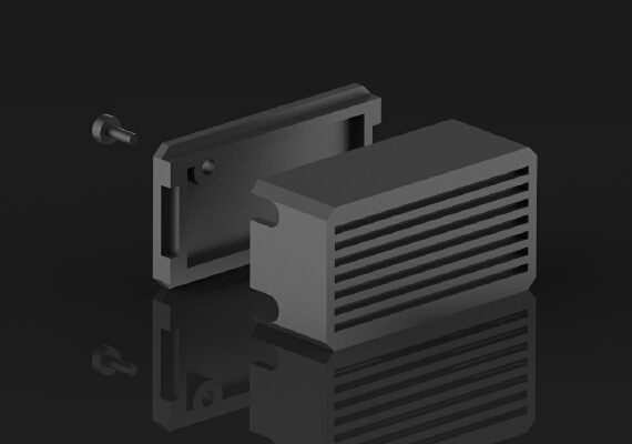 LM2596 _ XL6009 voltage regulator universal case (B) | 3d print model