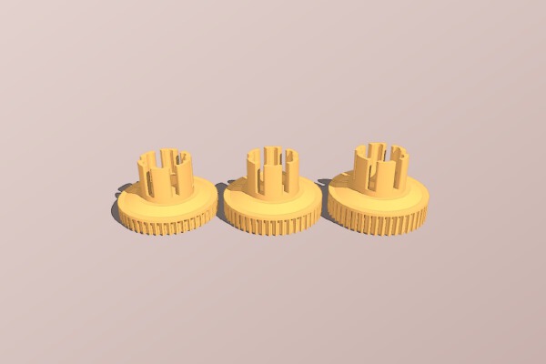 48 Tooth Abec 11 Flywheel 97mm Wheel pulley | 3d print model