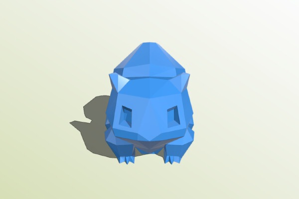 Bulbasaur Low Poly | 3d print model