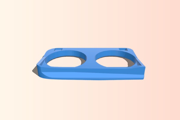 GX 470 Cupholder Insert - Friction Fit | 3d print model