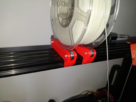 Tevo Black Widow Filament spool holder | 3d print model
