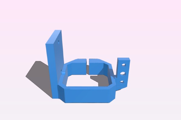  MK8 extruder carriage with 3D Touch bracket v2 (CTC Prusa i3 DIY Clone) | 3d print model