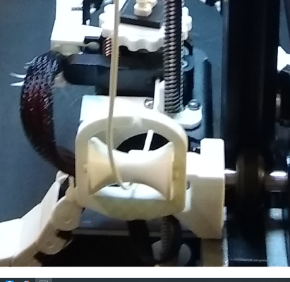x carriage filament guide | 3d print model