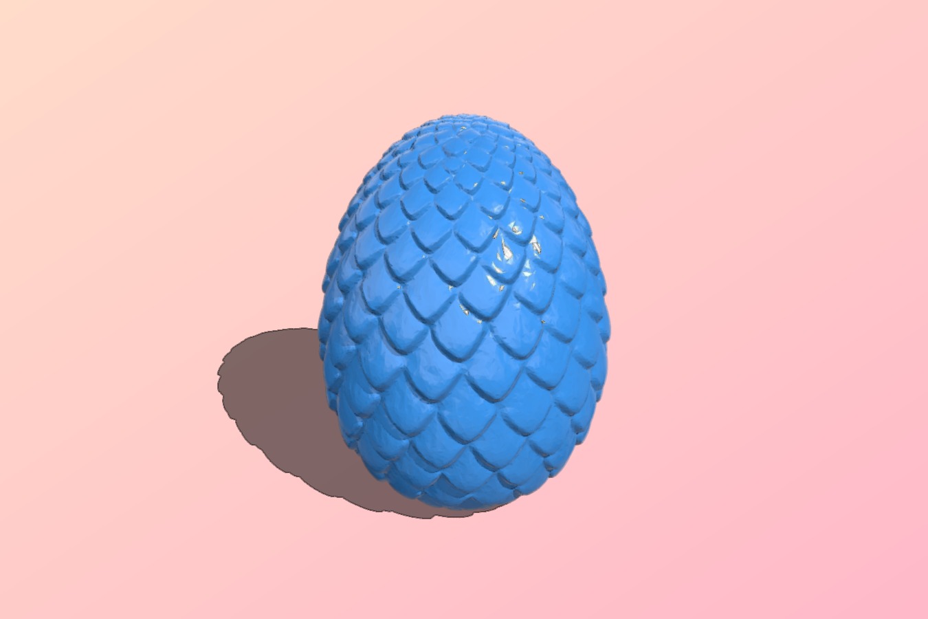 Solid Dragon Egg (remix of my threaded dragon egg)