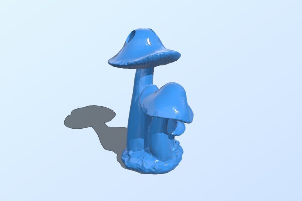 Mushroom keyring | 3d print model