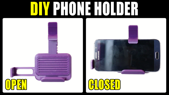 Wall Mounted Phone Holder | 3d print model