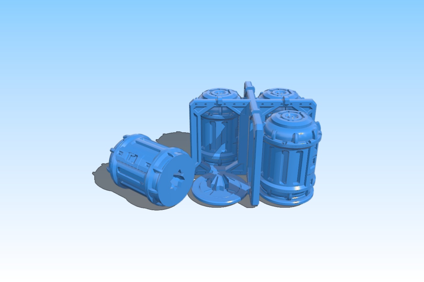 Canister Storage Rack