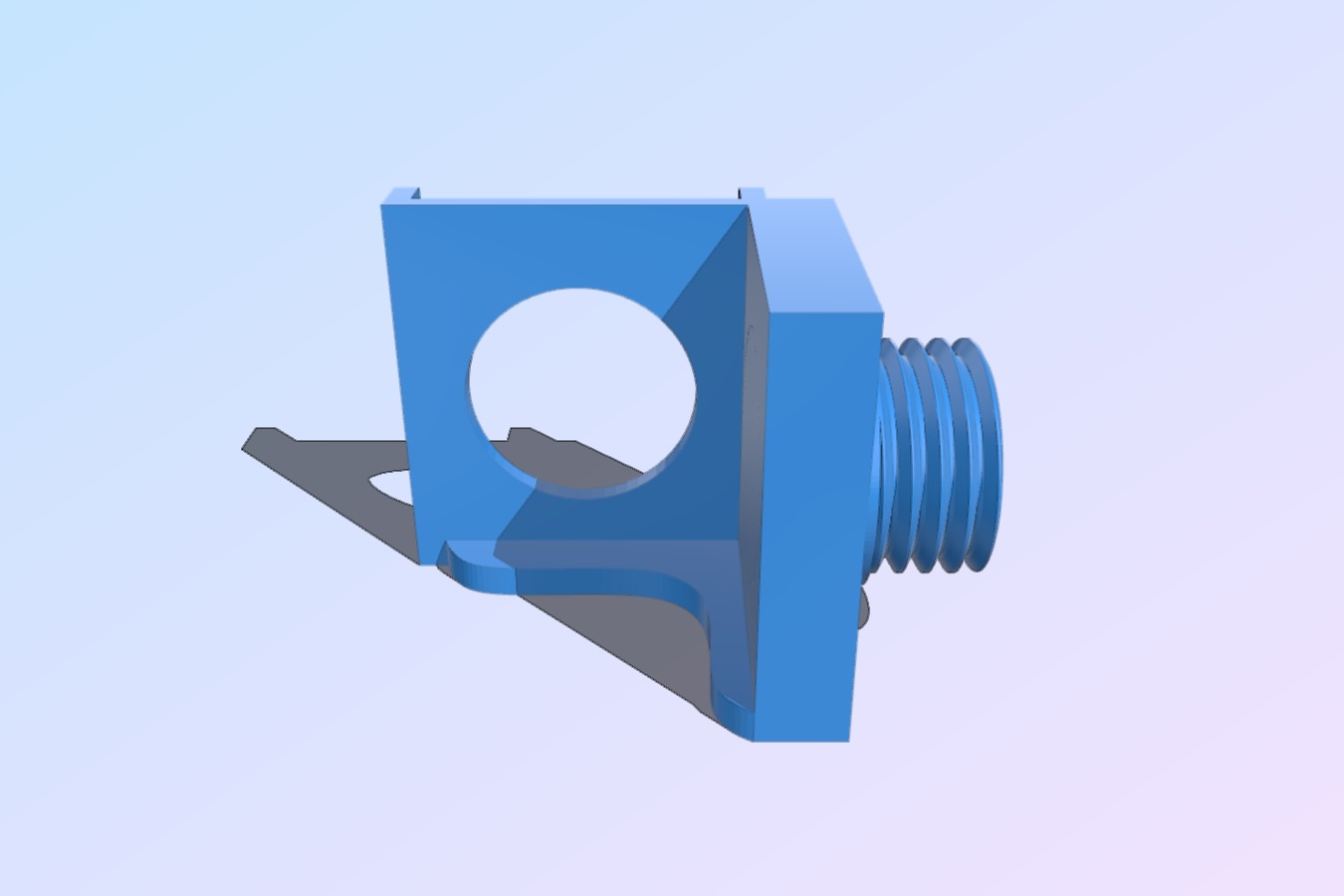 Ender 3 Filament holder adapter