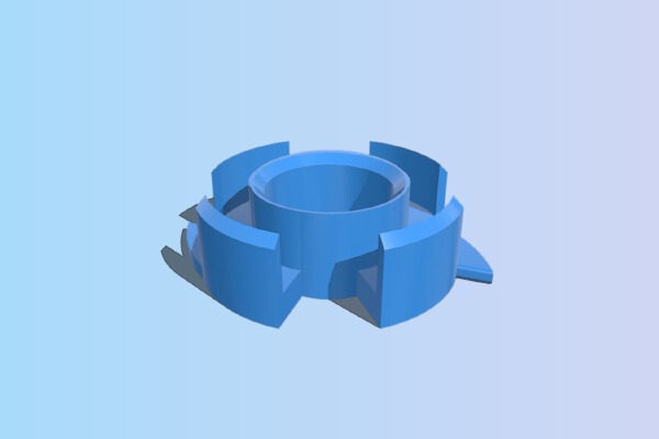 Ender 3 _ Pro Filament Spool Adapter for 75mm Hole Spools. | 3d print model
