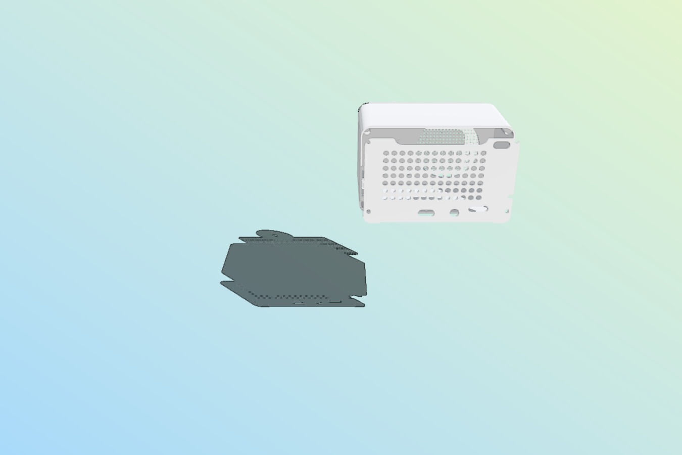 Braun SK2 tube radio housing