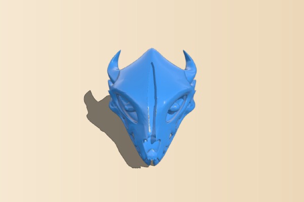 Gaster Blaster SubDiv2 | 3d print model