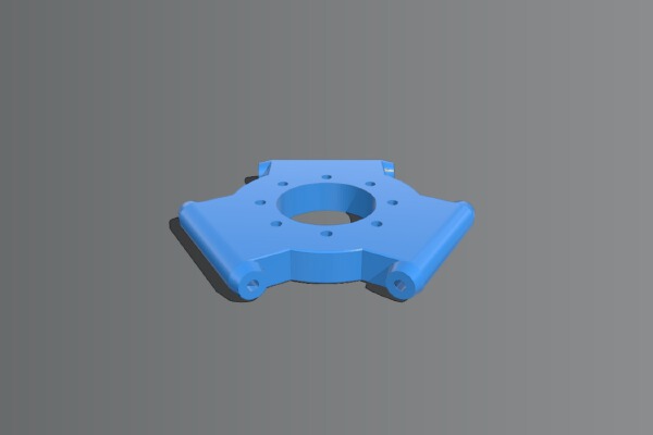 Customizable Delta Effector Template | 3d print model