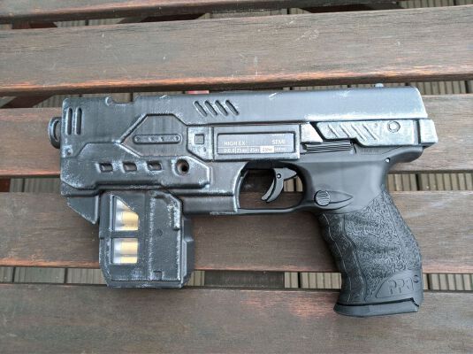 Lawgiver bodykit for PPQ T4E cal.43 (based on 2012 model) | 3d print model