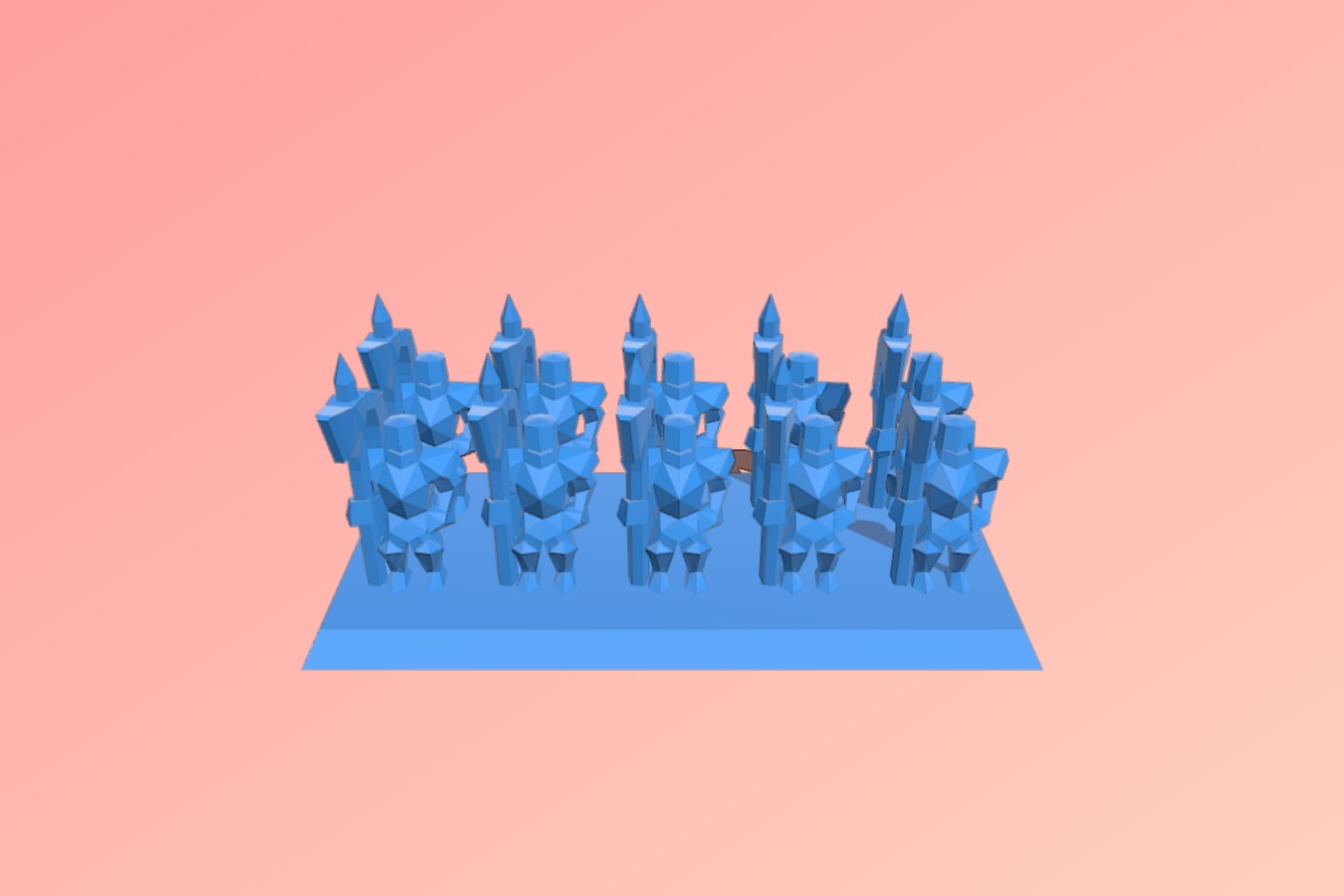 10mm Heavy Halberdier Warmasters