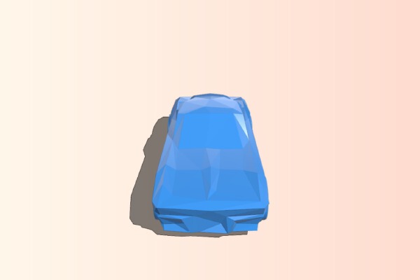 Low Poly 1964 Chevy Corvette Stingray – Car | 3d print model
