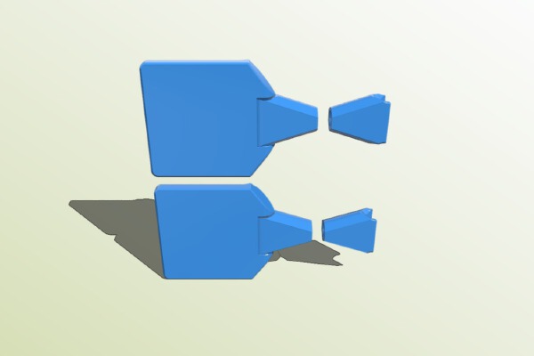 Raise3D N2 Hinged Lid Props | 3d print model