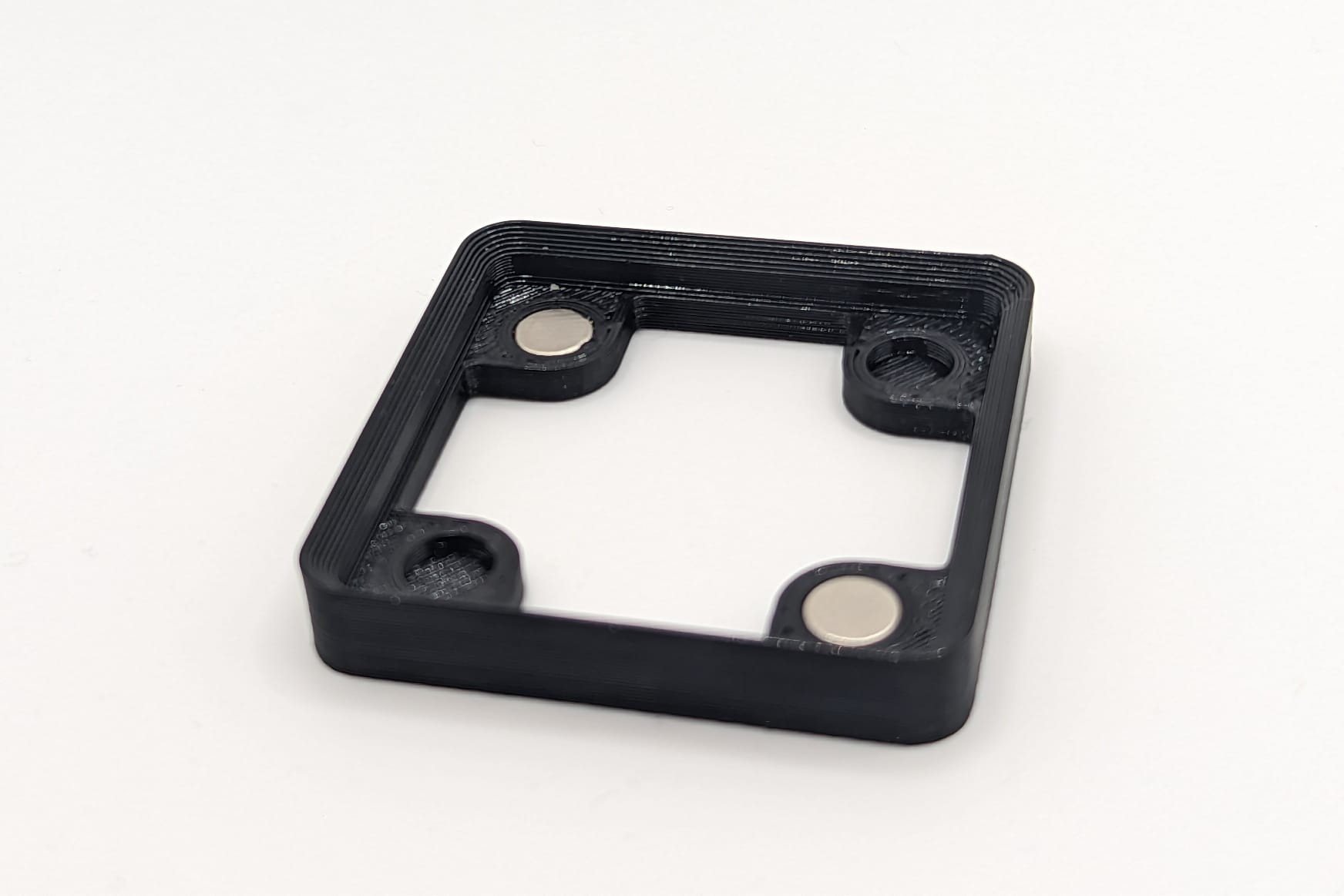 Gridfinity: Precision Force-Fit Magnet Baseplate